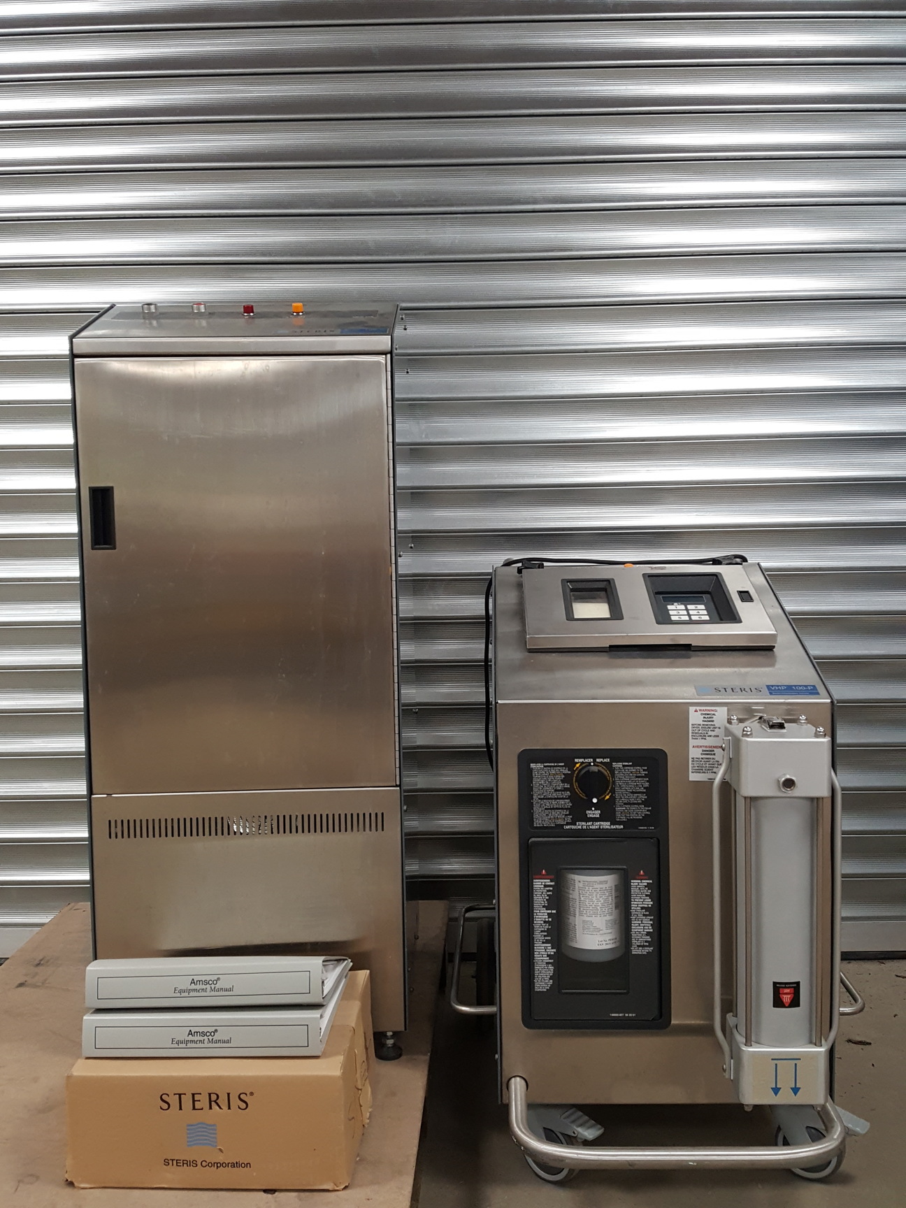 Image of Steris VHP 100-P Biodecontamination & VHP 100 R Desiccant Regeneration System