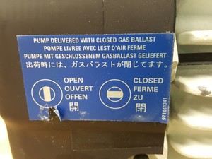 Thumbnail image of Oerlikon Leybold Oil Sealed Rotary Vane Vacuum Pump Model - SOGEVAC SV40 BI Lab