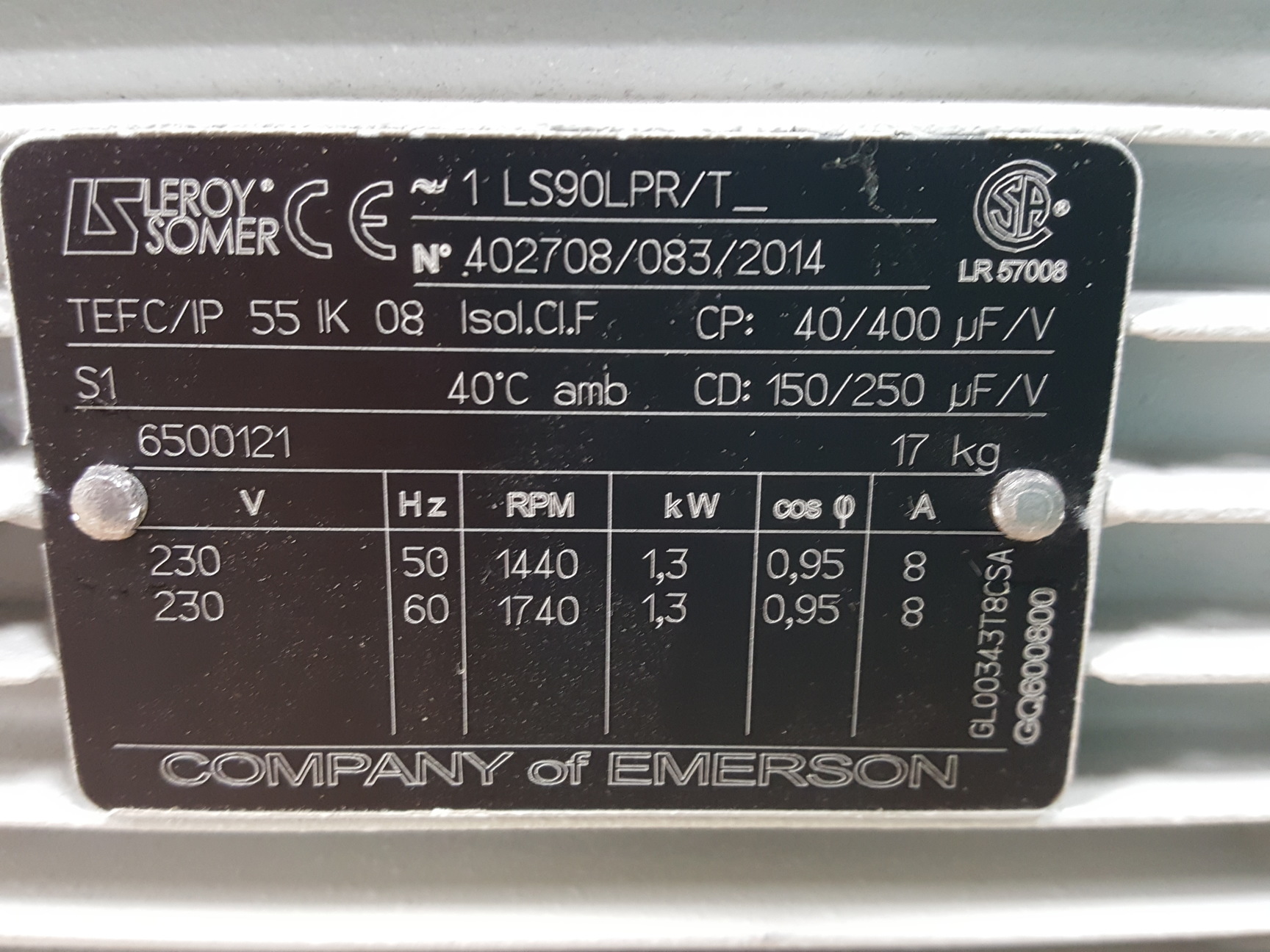Image of Oerlikon Leybold Oil Sealed Rotary Vane Vacuum Pump Model - SOGEVAC SV40 BI Lab