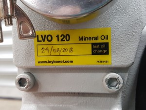 Thumbnail image of Oerlikon Leybold Oil Sealed Rotary Vane Vacuum Pump Model - SOGEVAC SV40 BI Lab