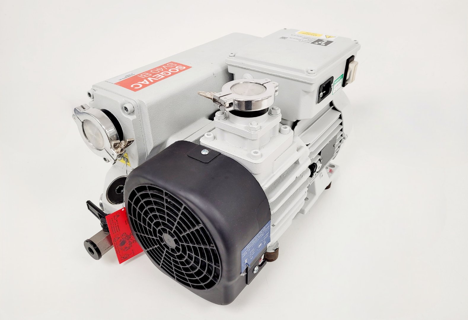 Image of Oerlikon Leybold Oil Sealed Rotary Vane Vacuum Pump Model - SOGEVAC SV40 BI Lab
