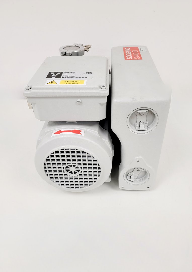 Image of Oerlikon Leybold Oil Sealed Rotary Vane Vacuum Pump Model - SOGEVAC SV40 BI Lab