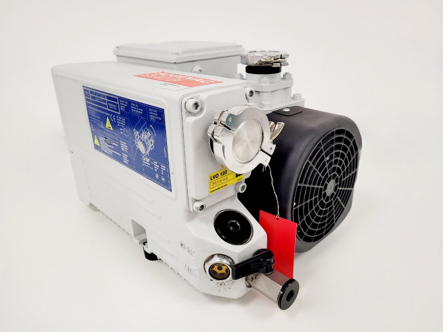 Image of Oerlikon Leybold Oil Sealed Rotary Vane Vacuum Pump Model - SOGEVAC SV40 BI Lab