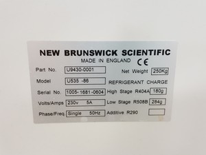 Thumbnail image of New Brunswick Ultra Low Temperature Freezer  Model - Innova U535 -86