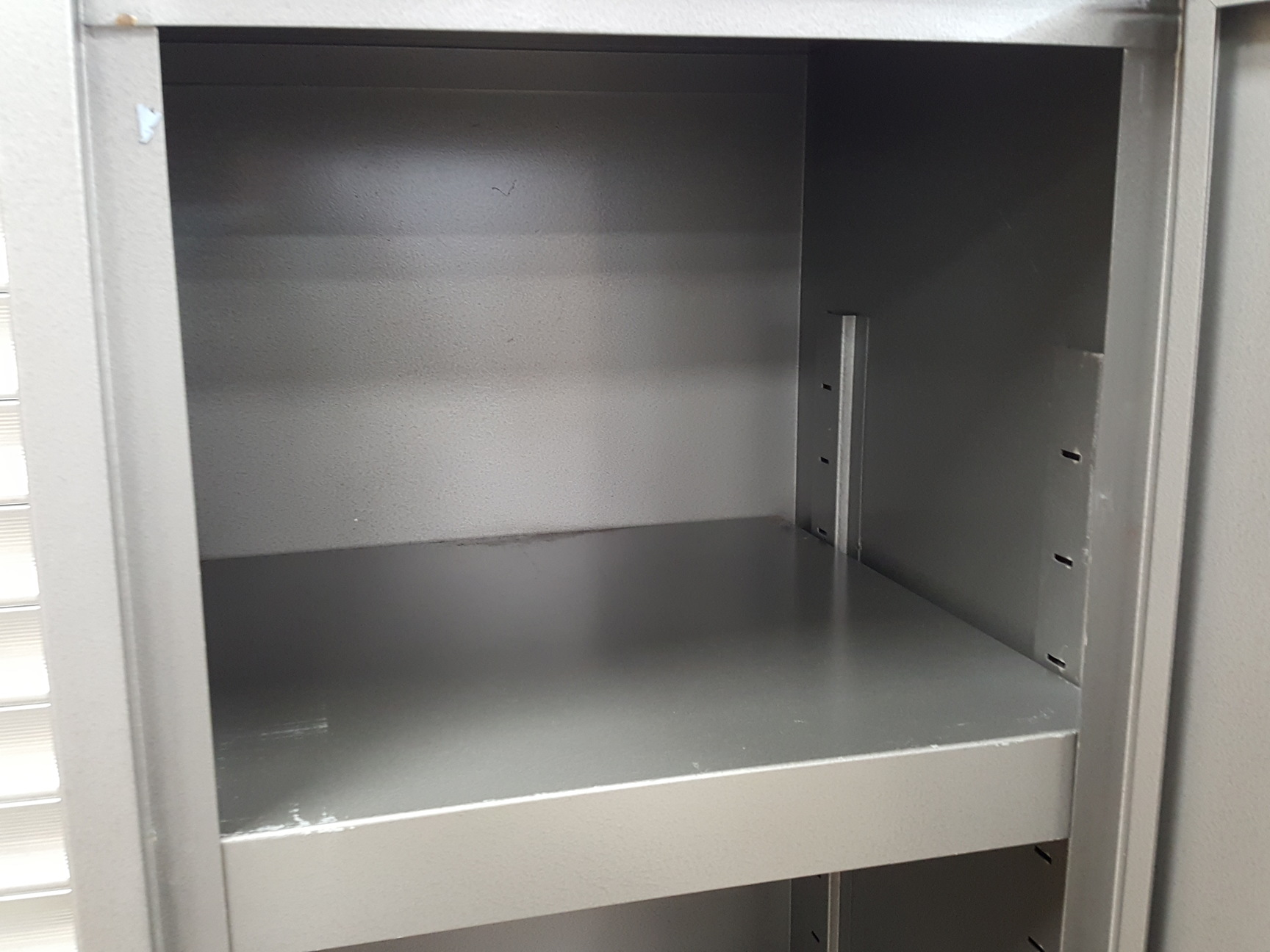 Image of Grey Flammable Hazardous Safety Storage Cabinet Lab