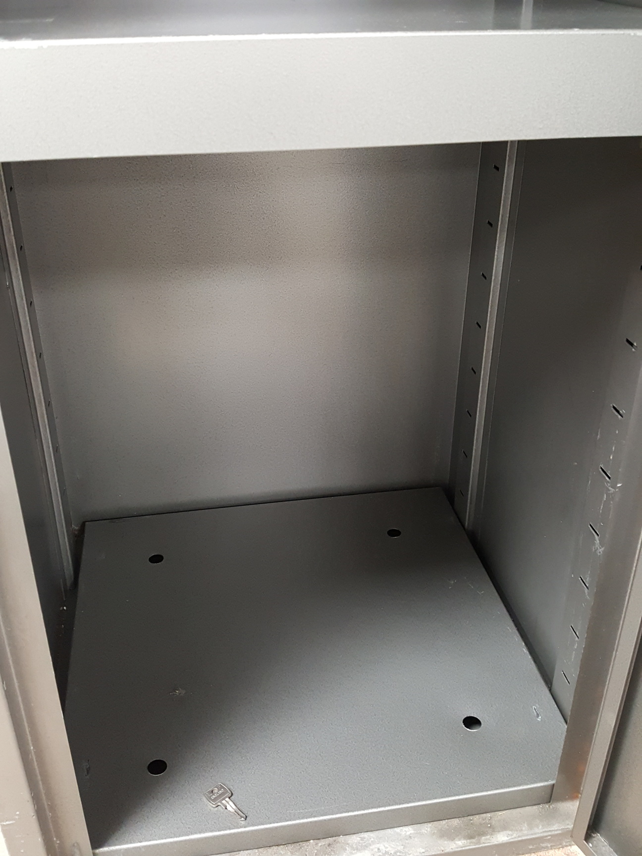 Image of Grey Flammable Hazardous Safety Storage Cabinet Lab