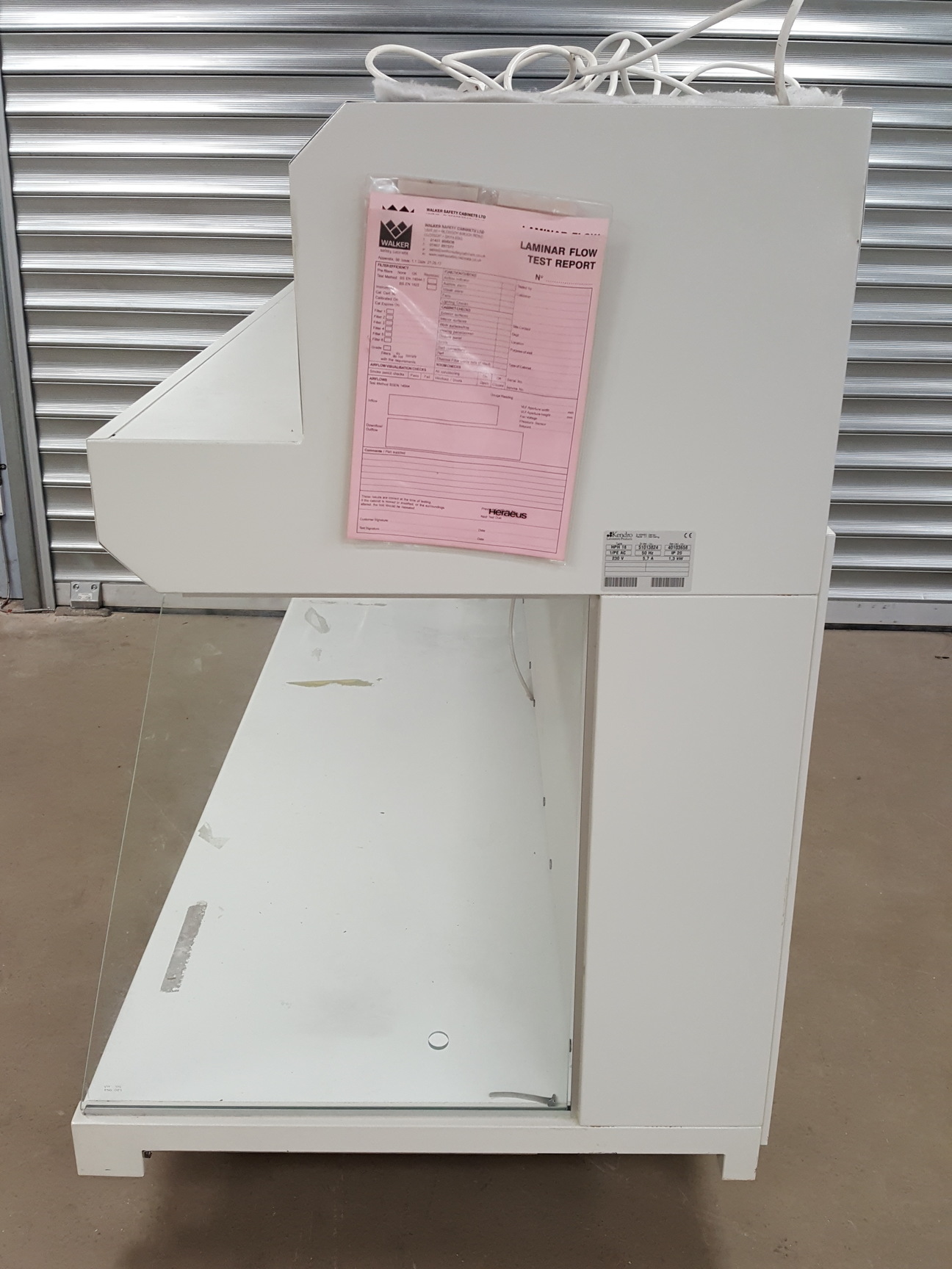 Image of Kendro Heraeus Hera Guard Flow Cabinet Clean Bench Type HPH 18 Lab Laminar Flow