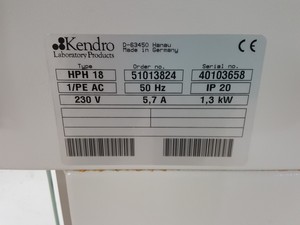 Thumbnail image of Kendro Heraeus Hera Guard Flow Cabinet Clean Bench Type HPH 18 Lab Laminar Flow