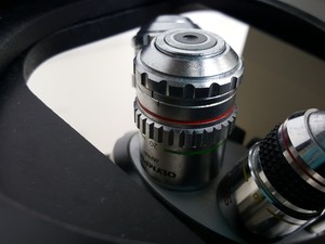 Thumbnail image of Olympus IMT-2 Microscope w/ 4 x Objectives - LWD CDPlan 40PL, 20PL,  SPlan 10PL