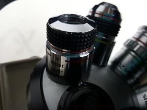 Thumbnail image of Olympus IMT-2 Microscope w/ 4 x Objectives - LWD CDPlan 40PL, 20PL,  SPlan 10PL