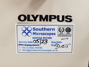 Thumbnail image of Olympus IMT-2 Microscope w/ 4 x Objectives - LWD CDPlan 40PL, 20PL,  SPlan 10PL