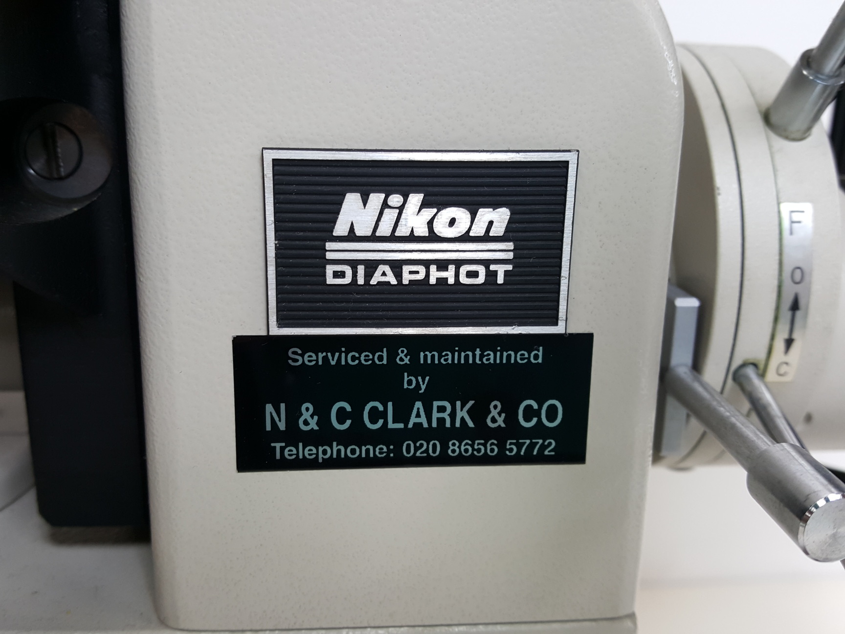 Image of Nikon Diaphot Phase Contrast Microscope & 3 x Objectives Spares/Repairs