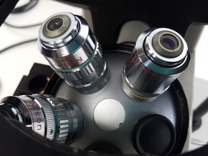 Thumbnail image of Nikon Diaphot Phase Contrast Microscope & 3 x Objectives Spares/Repairs