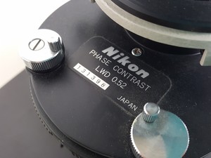 Thumbnail image of Nikon Diaphot Phase Contrast Microscope & 3 x Objectives Spares/Repairs