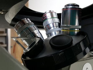 Thumbnail image of Nikon Diaphot Phase Contrast Microscope & 3 x Objectives Spares/Repairs