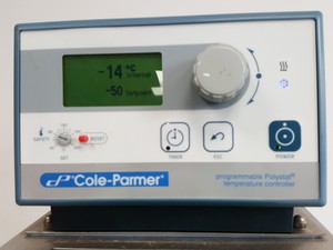 Thumbnail image of Cole Parmer Circulating Bath with Polystat Temperature Controller 12108-35 Lab
