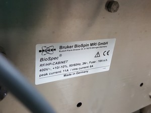 Thumbnail image of Bruker BioSpec Avance 2 MRI AV2 RF/DATA 400-2X RF/BSPS-12-2  1P TRFHPCAB Lab