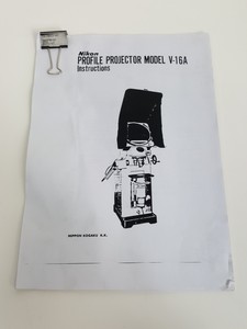 Thumbnail image of Nikon Profile Projector Model V-16D Lab 