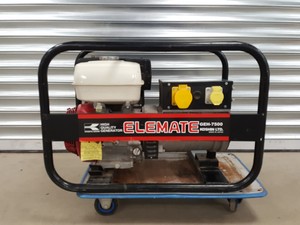 Thumbnail image of Elemate High Quality Petrol Generator Model GEH-7500 with Honda GX390 Engine 