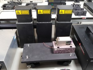 Thumbnail image of Parts of a Melles Griot Coherent MoFlo Laser Cytomation System Lab