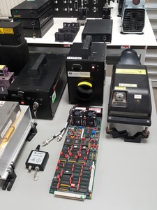 Thumbnail image of Parts of a Melles Griot Coherent MoFlo Laser Cytomation System Lab