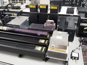 Thumbnail image of Parts of a Melles Griot Coherent MoFlo Laser Cytomation System Lab