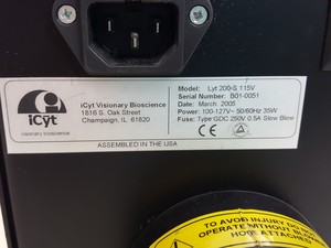 Thumbnail image of Parts of a Melles Griot Coherent MoFlo Laser Cytomation System Lab