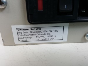 Thumbnail image of Parts of a Melles Griot Coherent MoFlo Laser Cytomation System Lab