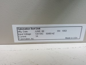 Thumbnail image of Parts of a Melles Griot Coherent MoFlo Laser Cytomation System Lab