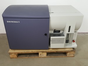 Thumbnail image of BD Biosciences FACSAria II Cell Sorter with Fluidics Cart and Buffalo Filter Lab
