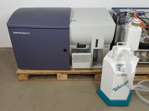 Thumbnail image of BD Biosciences FACSAria II Cell Sorter with Fluidics Cart and Buffalo Filter Lab