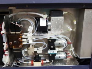 Thumbnail image of BD Biosciences FACSAria II Cell Sorter with Fluidics Cart and Buffalo Filter Lab