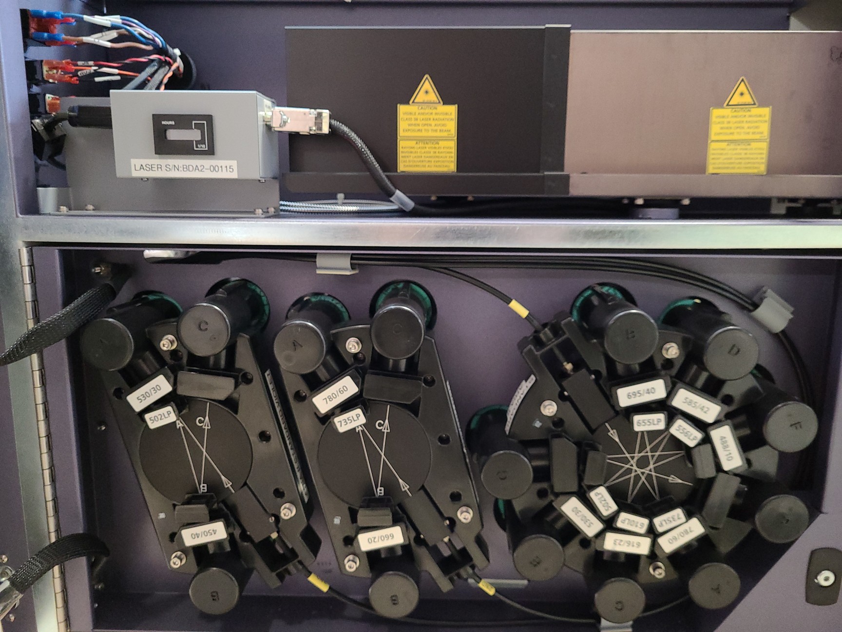 Image of BD Biosciences FACSAria II Cell Sorter with Fluidics Cart and Buffalo Filter Lab