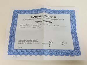 Thumbnail image of Harvard Apparatus 11 Plus Syringe Pump  Cat no. 70-2208 Lab