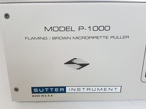 Thumbnail image of Sutter Instrument Flaming / Brown Micropipette Puller  Model - P-1000 Lab