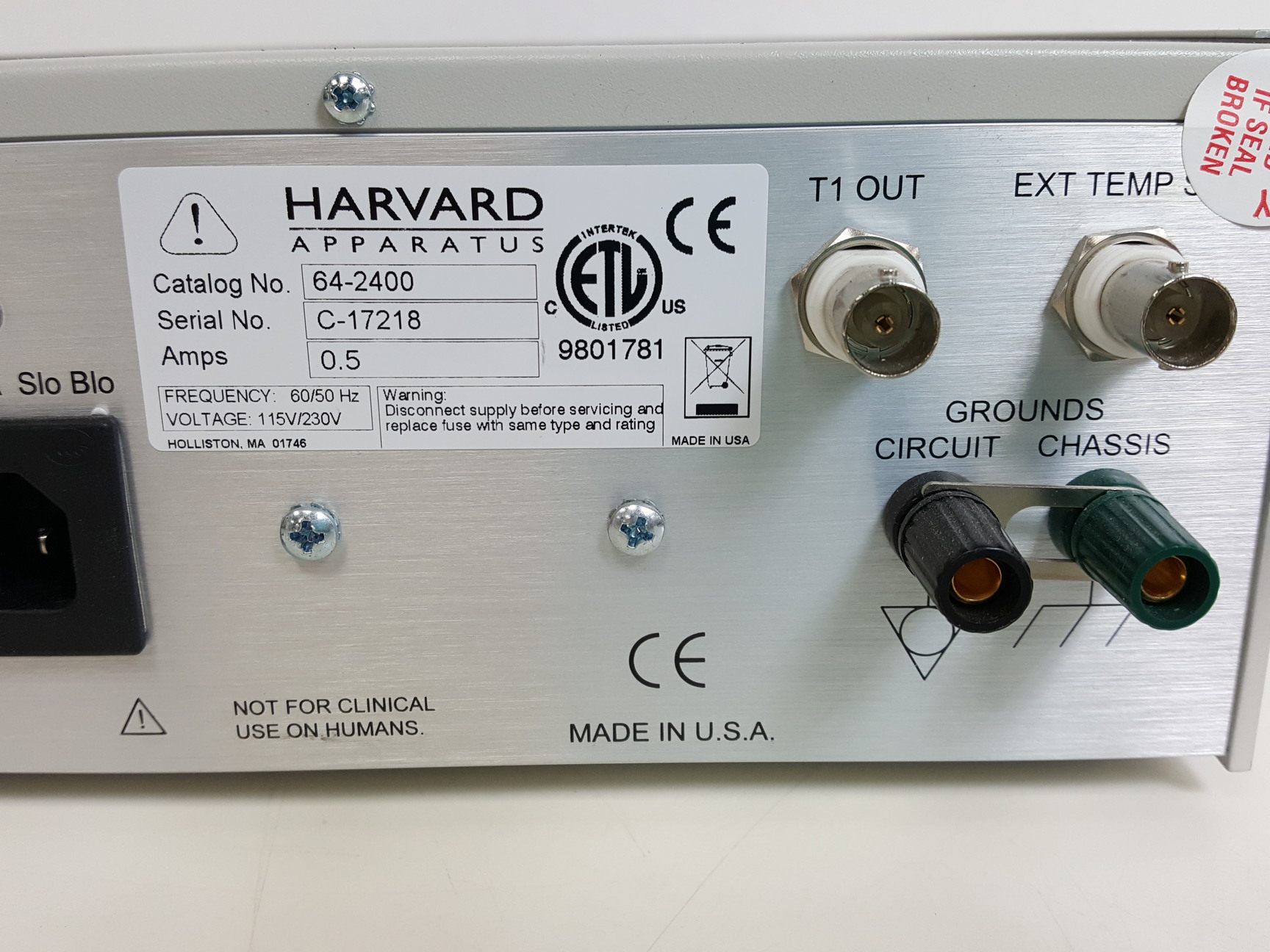 Image of Warner Instruments TC-324C Automatic Temperature Controller w/ BSC-HT Haas Top 