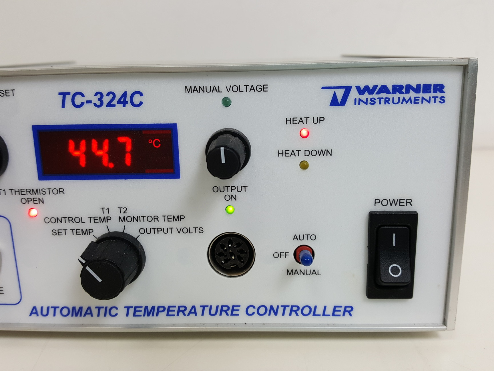 Image of Warner Instruments TC-324C Automatic Temperature Controller w/ BSC-HT Haas Top 