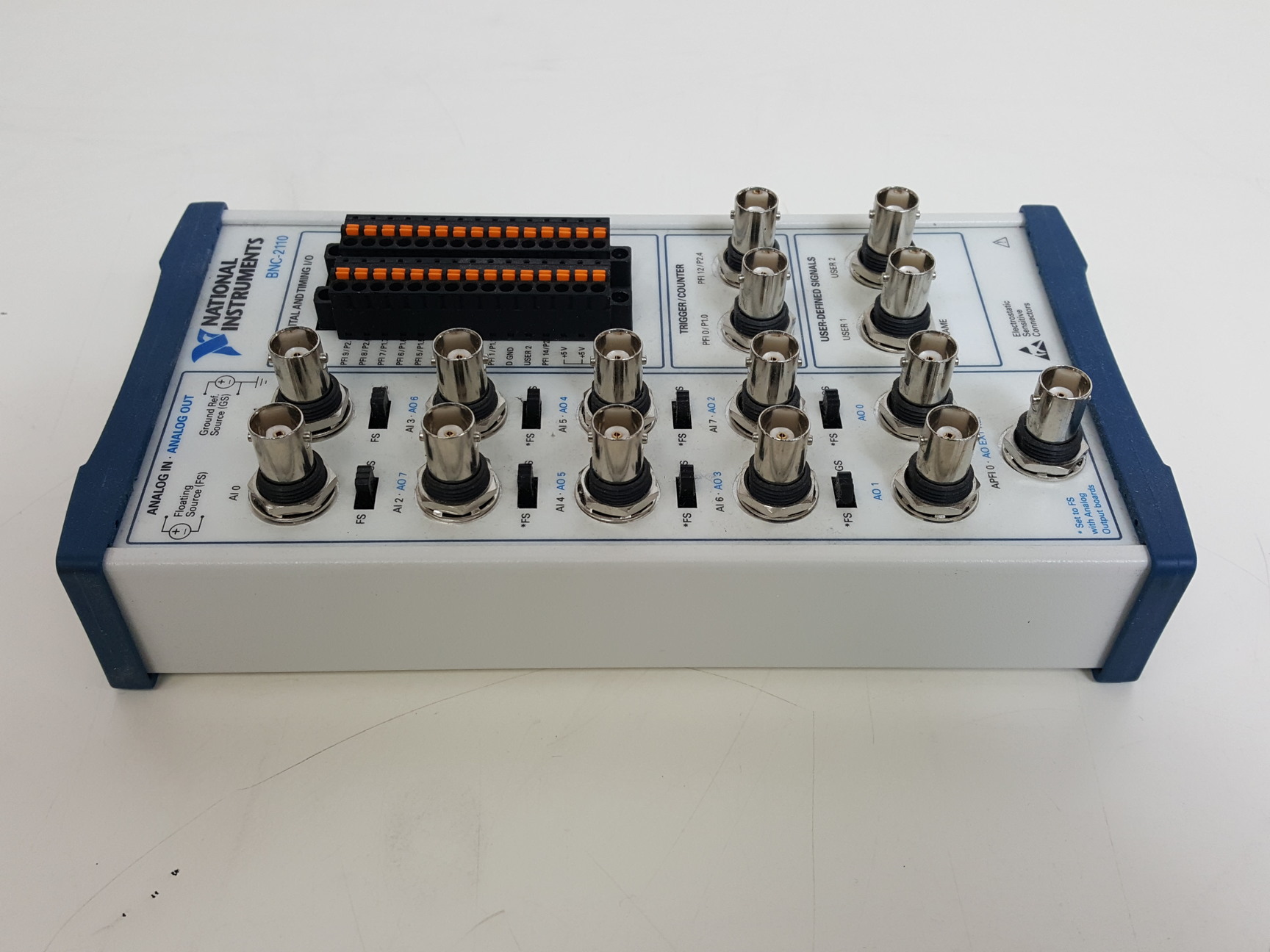 Image of National Instruments BNC-2110 & 2120 Terminal and Connector Block Units Lab