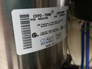 Thumbnail image of VTE Ltd. EBS 1800 Cryo Pump & Control System Lab