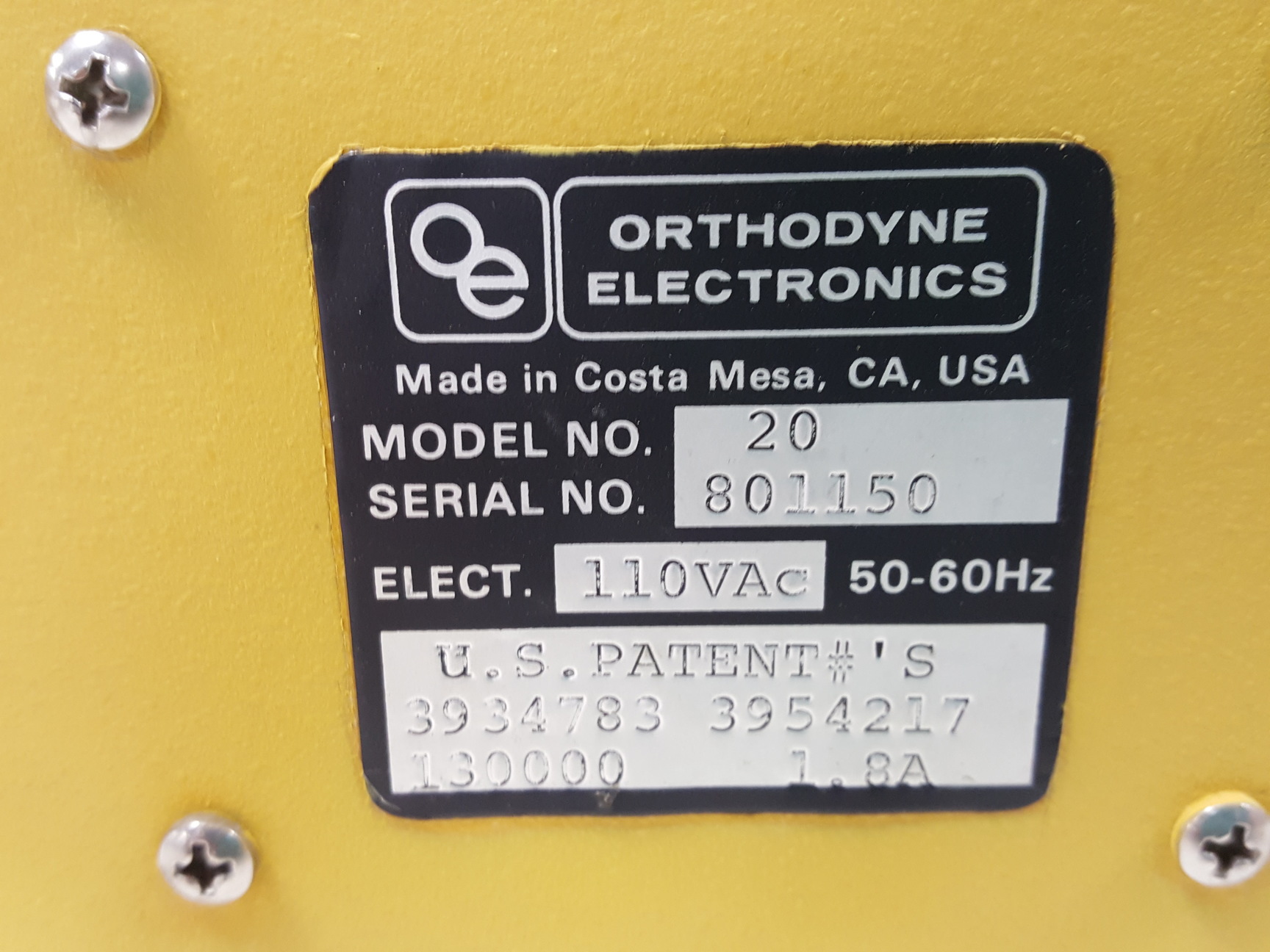 Image of Orthodyne Electronics Ultrasonic Heavy Wire Bonder Model 20 Lab