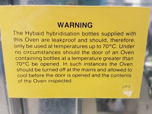 Thumbnail image of Hybaid Dual Hybridisation Oven with Rotisserie Rotator Lab - Spares / Repairs
