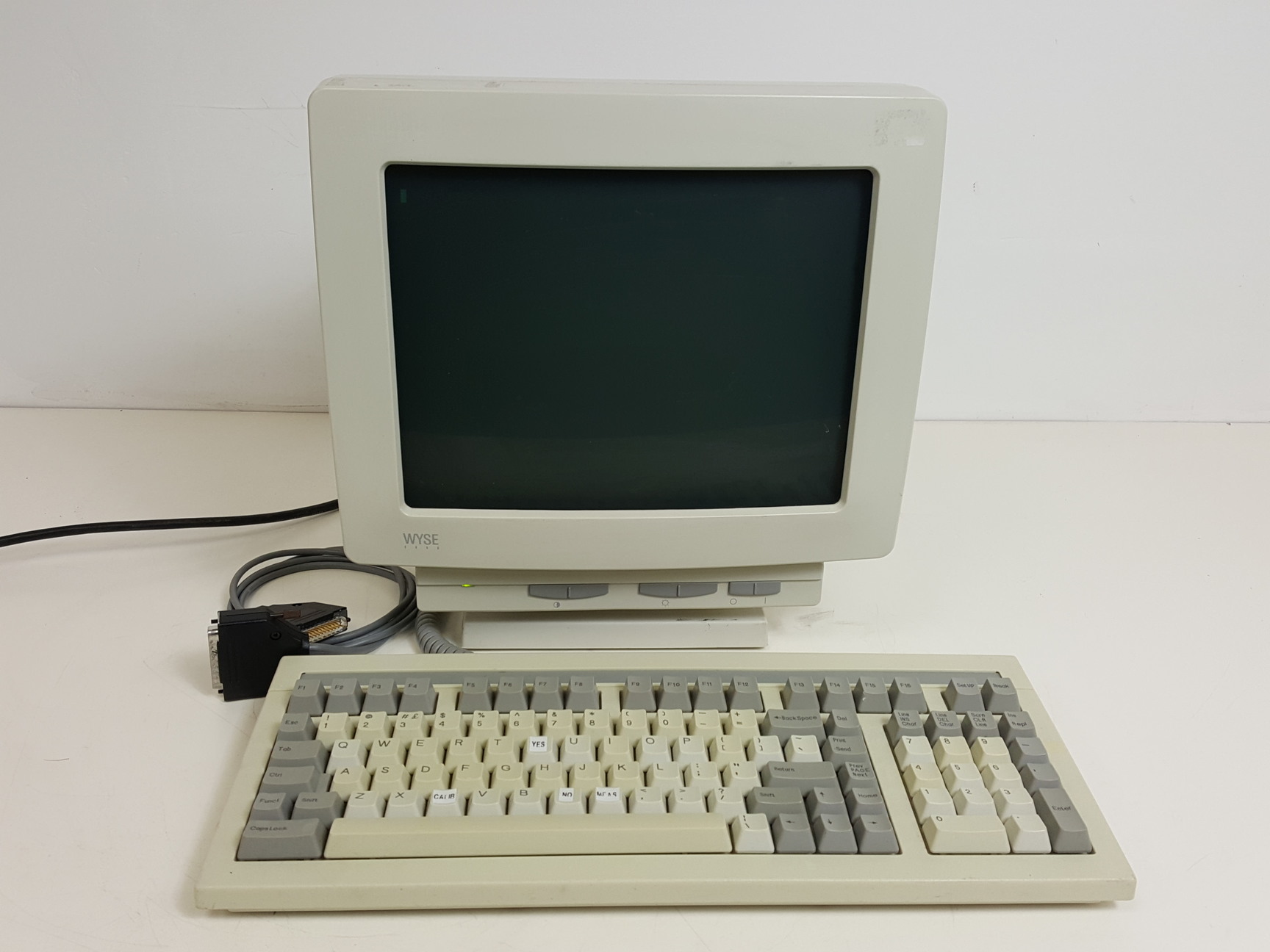 Image of WYSE WY-55 Display Terminal & Keyboard
