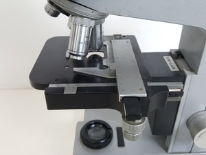 Thumbnail image of Ernst Leitz Wetzlar Microscope w/ 4 x Objectives - 170/0.17 170/- Lab