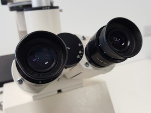 Thumbnail image of Zeiss Axiovert 10 Inverted Microscope with 2 x Objectives Ph 1 Plan-NEOFLUAR 