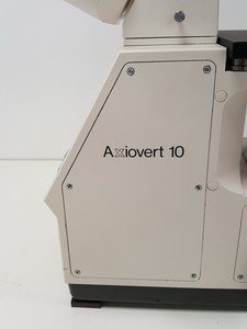 Thumbnail image of Zeiss Axiovert 10 Inverted Microscope with 2 x Objectives Ph 1 Plan-NEOFLUAR 