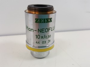 Thumbnail image of Zeiss Axiovert 10 Inverted Microscope with 2 x Objectives Ph 1 Plan-NEOFLUAR 
