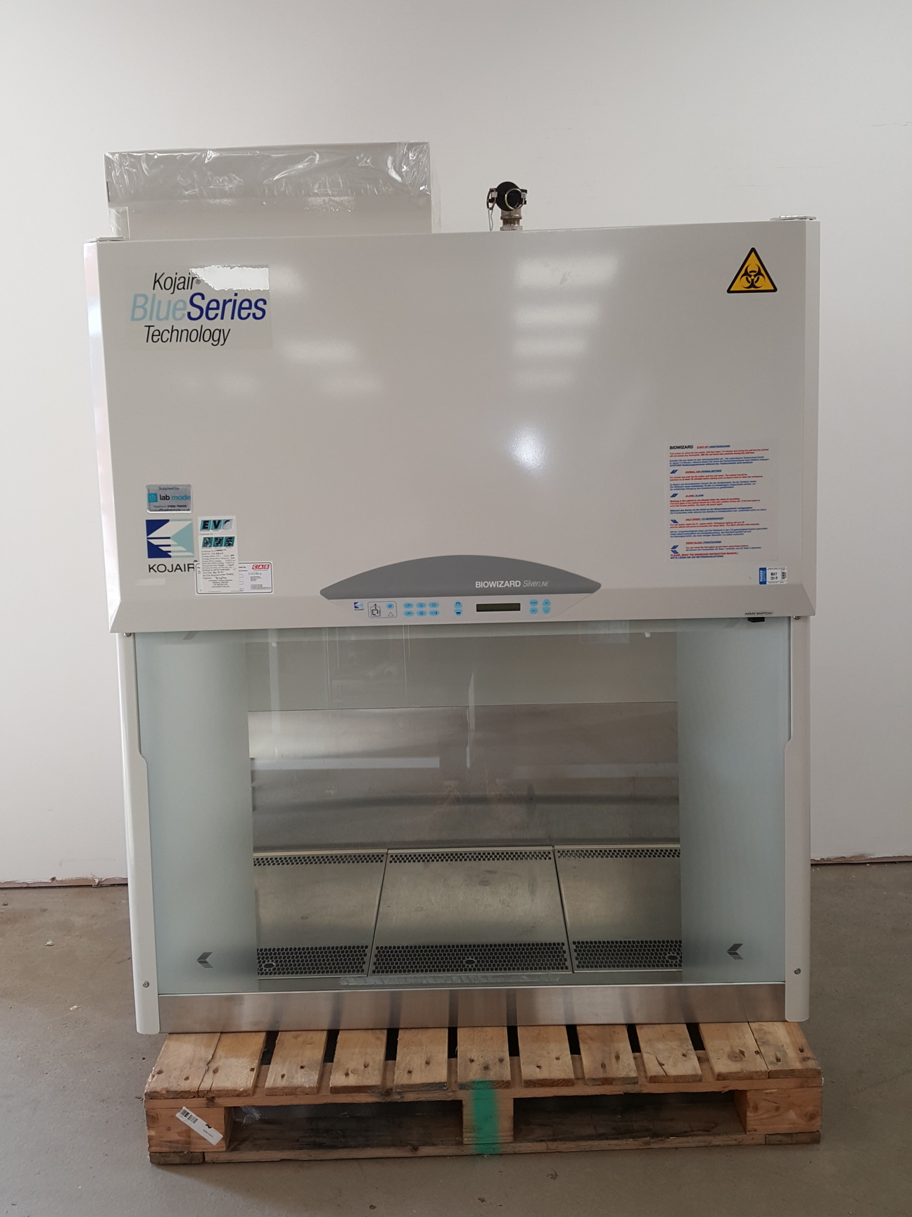 Image of KOJAIR Benchtop Safety Cabinet - SL-130 DEF Blue Series Class II Double HEPA Lab