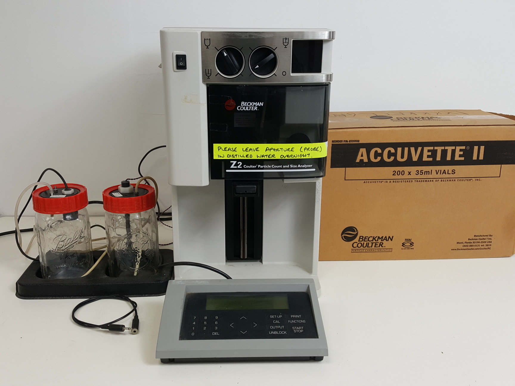 Image of Beckman Coulter Z2 Coulter Particle Count & Size Analyzer + Accessories Lab