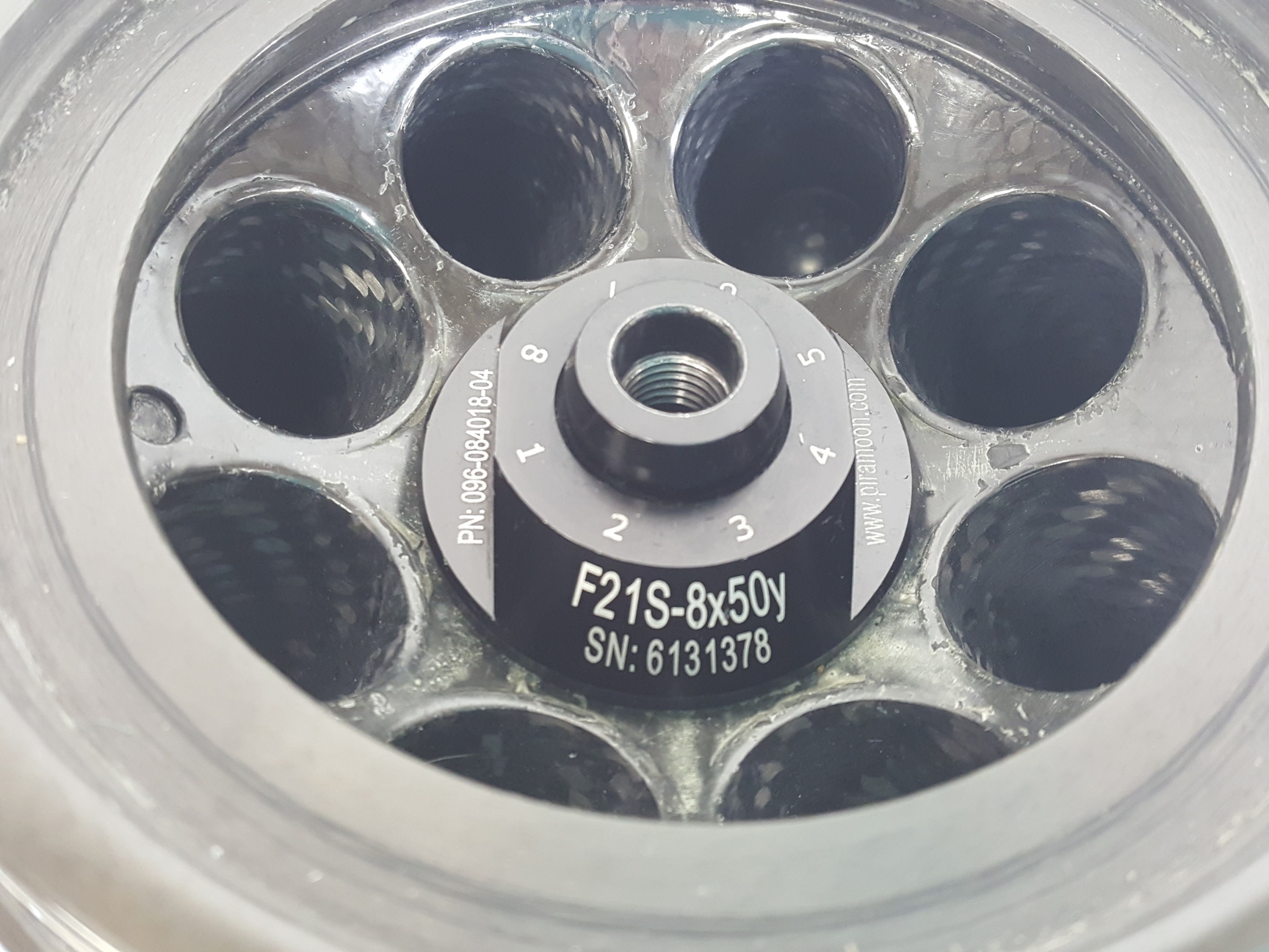 Image of Thermo Scientific Fiberlite F21-8X50y Centrifuge Rotor 21,000rpm 52,600 x g Lab 