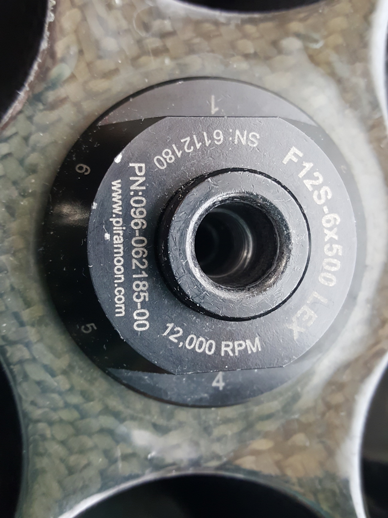 Image of Thermo Scientific Fiberlite F12-6x500 LEX Centrifuge Rotor 12000rpm 24 x 500 x g